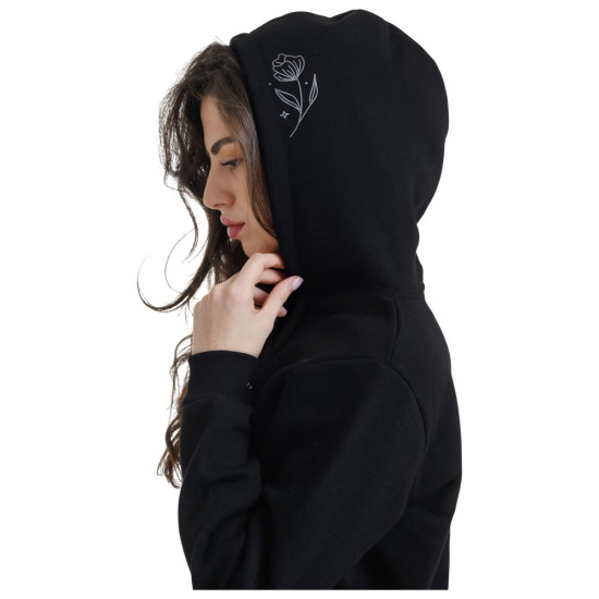 Target Γυναικείο φούτερ Fleece Hoodie ''Floral''